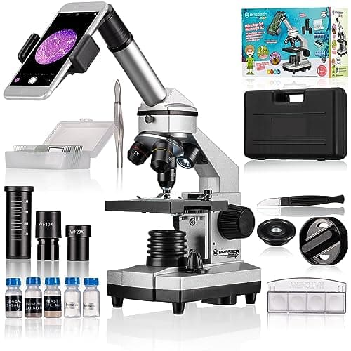 Image of Bresser Microscope 40x-1024x Biolux CA with accessories