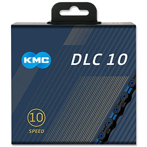 Image of KMC DLC 10 Speed Chain, Black/Blue, 116 Links