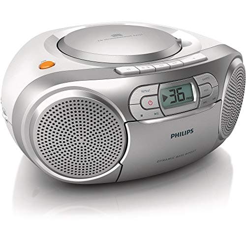 Image of Philips AZ127/12 Portable Stereo (CD Player), Silver