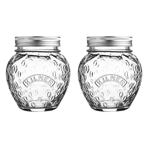 Image of Kilner Preserving Twist Top Glass Jar 0.4 Litre Transparent (Pack of 2)