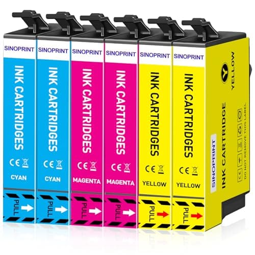 Image of SINOPRINT Ink Cartridges Multipack Replacement for Epson Workforce Pro WF-3820 WF-7310 WF-7830 WF-4820 WF-7835 WF-7840 WF-3825 WF-4820DTWF WF-4830DTWF WF-4820DWF(2 Cyan, 2 Magenta, 2 Yellow)
