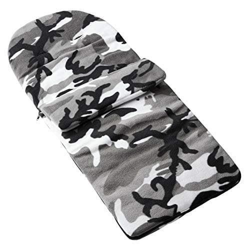Image of FYLO Fleece Footmuff Compatible with Mamas & Papas Ultima MPX - Grey Camouflage