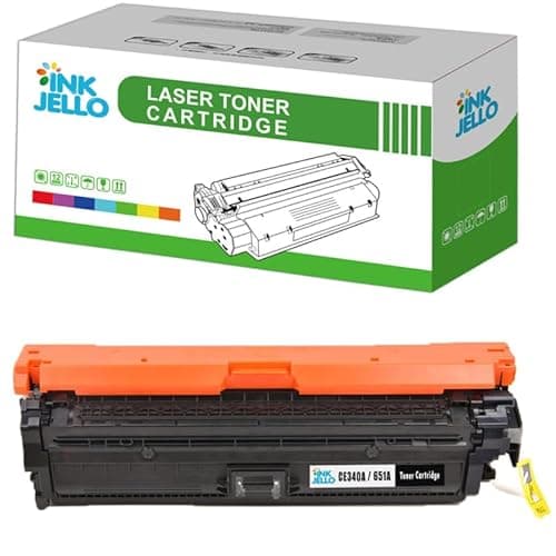 Image of InkJello Remanufactured CE340A Toner Cartridge Replacement for HP LaserJet Enterprise 700 Color MFP M775dn, MFP M775f, MFP M775z, MFP M775z+ Black (1 Pack)