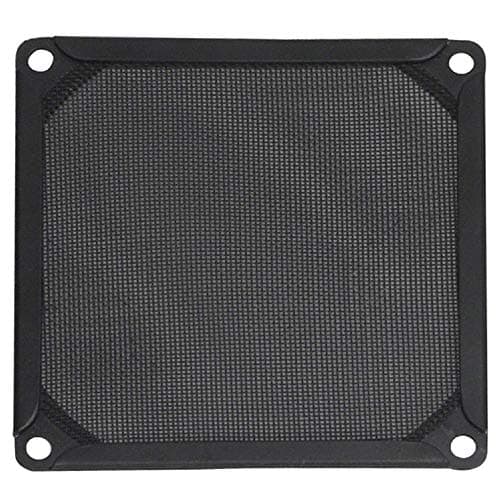 Image of Akasa Aluminium Fan Filter | Computer Cooler Fan Dust Filter | Case Cover | Dustproof | Fine Mesh Grill | Black | 120mm | GRM120-AL01-BK