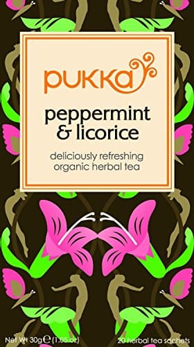 Image of (3 PACK) - Pukka Herbs - Org WWF P/mint & Licorice Tea | 20 sachet | 3 PACK B...