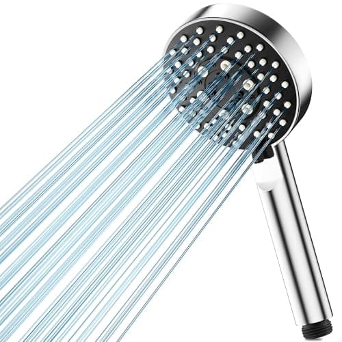 Image of Shower Head, Magichome High Pressure Shower Head with 5 Spray Modes, Turbocharged Design Powerful Shower Heads for Low Water Pressure