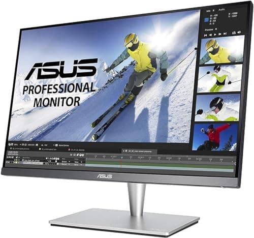 Image of ASUS ProArt Display PA24ACRV Professional Monitor, 24 Inch (23.8 Inch viewable), IPS, QHD(2560x1440), 95% DCI-P3, ΔE<2, Calman Verified, USB-C PD 96W, VESA DisplayHDR 400, VESA MediaSync