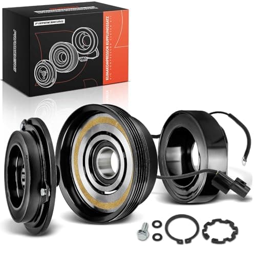 Image of Frankberg AC Compressor Clutch Kit Air Conditioning Compressor Clutch Compatible with Tucson JM Sportage JE KM Replace# 977012E400