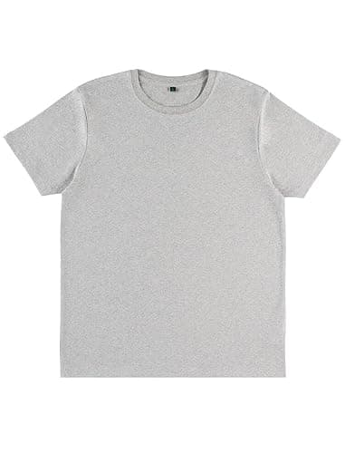 Image of Earth Wardrobe Heavyweight Organic Cotton T-Shirt – Men’s/Unisex Plain Tee, Thick Soft Fabric, Durable Everyday Basic