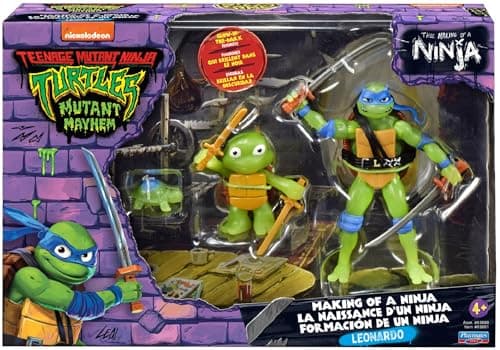 Image of Teenage Mutant Ninja Turtles Evolution Leonardo 3 Pack, Figurine