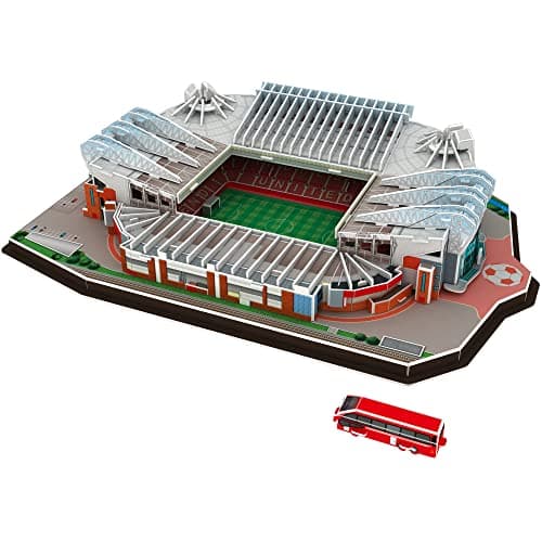 Image of Football Stadium Model 3D Puzzles: DIY 3D Soccer Field Jigsaw Building Kit for Adults and Kid Home Bedroom Office Decoration (138pcs)