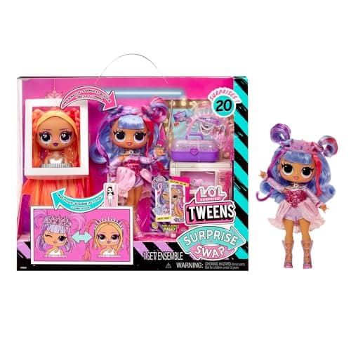 Image of L.O.L. Surprise Tweens Surprise Swap Series - Buns-2-Braids Bailey - Fashion Doll with 20+ Surprises Including Styling Head and Fabulous Fashions and Accessories – Great for Kids Ages 4+