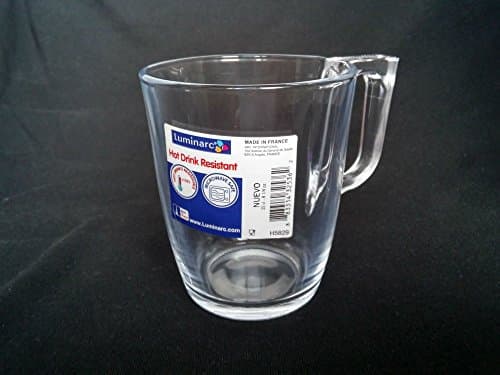 Image of Luminarc 1 Nuevo Glass Mugs (25cl/8.25oz)