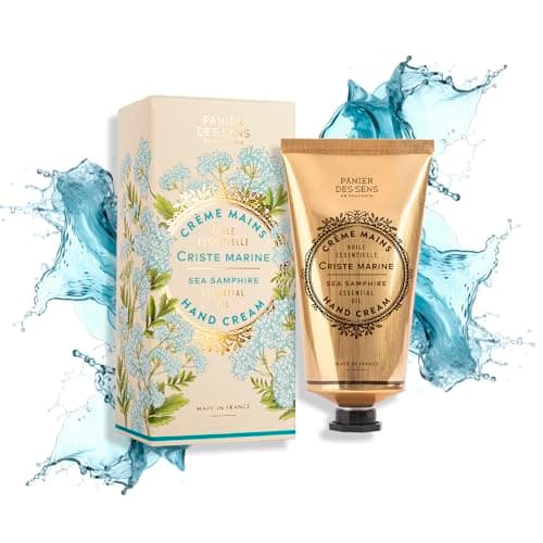 Image of Panier des Sens – Sea Samphire Hand Cream - Hand Cream for very Dry Hands and Skin – for Women and Men - With Shea Butter & Olive Oil - Vegan Made in France 97% Natural Ingredients - 75ml