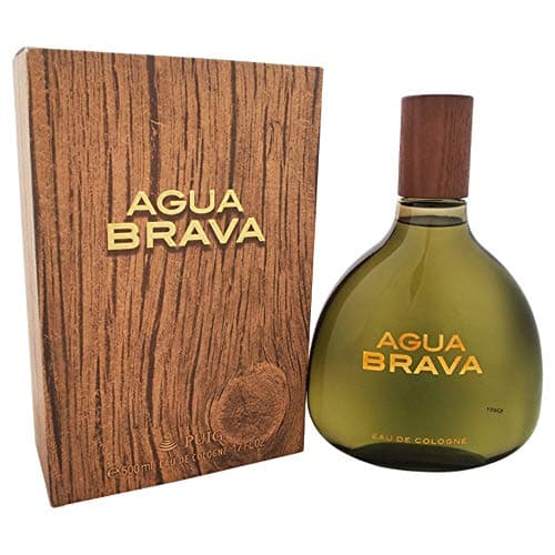 Image of Agua Brava Eau De Cologne For Men - Long Lasting - Marine, Sporty, Fresh, Classic And Elegant Scent - Wood, Citrus, Spicy And Musk Notes - Ideal For Day Wear - 500Ml