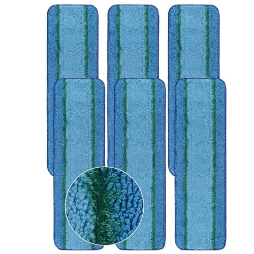 Image of 3 Pack Deep Clean Pads Replacement for Bona Family of Mops, Washable & Reusable Microfiber Cleaning Pad for Hardwood and Multi-Surface Floors Cleaning Head, Wet/Dry Mop