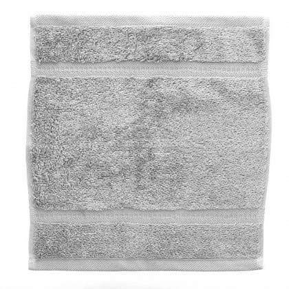 Image of aztex Egyptian Range, 100% Cotton Towels - Face Cloth, Silver