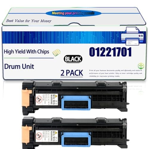 Image of Compatible for Okidata OKI 01221701 Drum Unit B930 B930d Printers, High Yield 60000 Pages, with Chip (2-Pack Black)