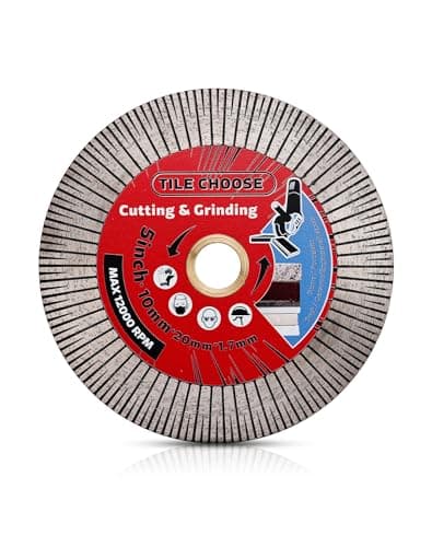 Image of Casaverde 125mm Diamond Cutting Disc,Tile Cutting Blade for Granite Marble Porcelain Tile