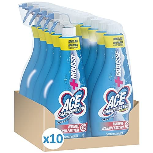 Image of Ace Bleach Spray Mousse Floral Harmonies + Refill - Box of 5 Packs, 2 x 800 ml