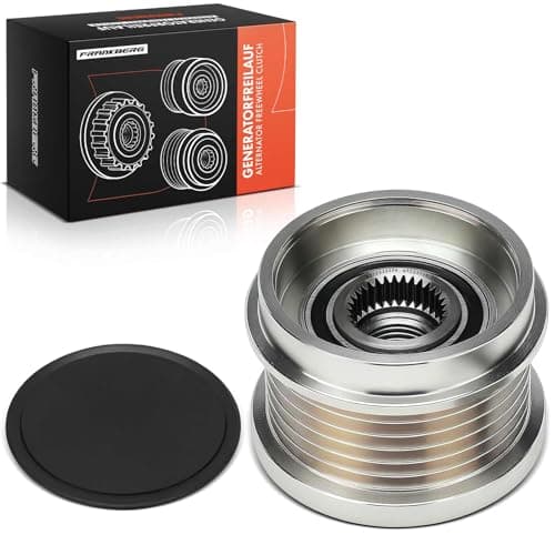Image of Frankberg Alternator Freewheel Clutch Pulley with 6 grooves Compatible with Focus III Fiesta VI K.u.g.a II Mondeo IV C-Max II Tourneo Connect V408 2 Replace# 535023710