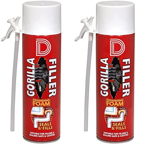 Image of [2X 500ml] Expanding Foam Filler Waterproof Gorilla Filler