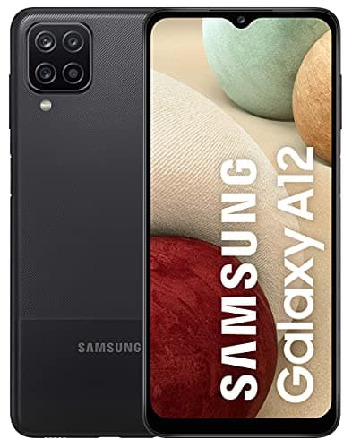 Image of Samsung Galaxy A12 - Smartphone 64GB, 4GB RAM, Dual Sim, Black (Renewed)