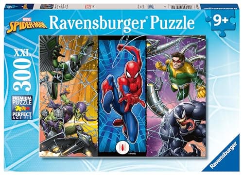 Image of Ravensburger Marvel Spiderman 300 Pieces Jigsaw Puzzle for Kids and Adults Age 9 Years Up