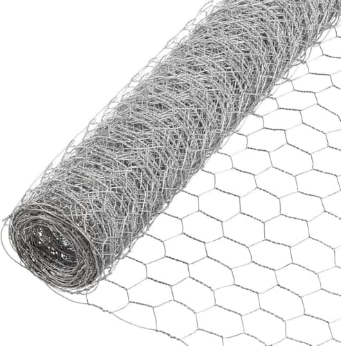 Image of Garden Mile Chicken Wire Mesh 10m x 0.9m – Galvanised Hexagonal Wire Netting 25mm, Heavy Duty Garden Fencing for Rabbit Runs, Poultry Coop, Plant Protection & DIY Use