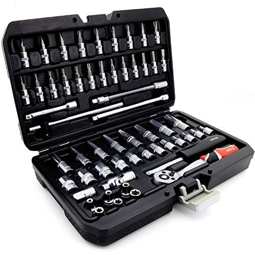Image of YATO YT-14501 - Socket Set 1/4 "56pcs