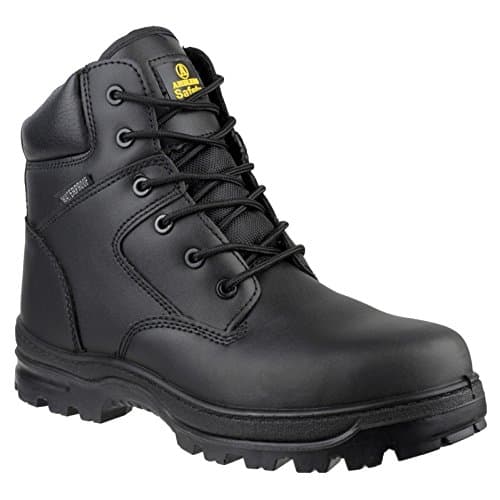 Image of Amblers Safety: Black FS006C Metal Free Waterproof Lace up Safety Boot 6