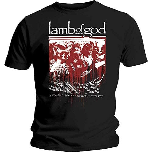 Image of Lamb of God Enough is Enough Official Tee T-Shirt Mens Unisex (XX-Large) Black