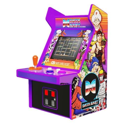 Image of My Arcade Data East Hits Mini Arcade Machine - Micro Player Table Top Arcade Machine, Portable Handheld Game, Retro Gaming Console, Mini Retro Games Machines for Kids & Adults