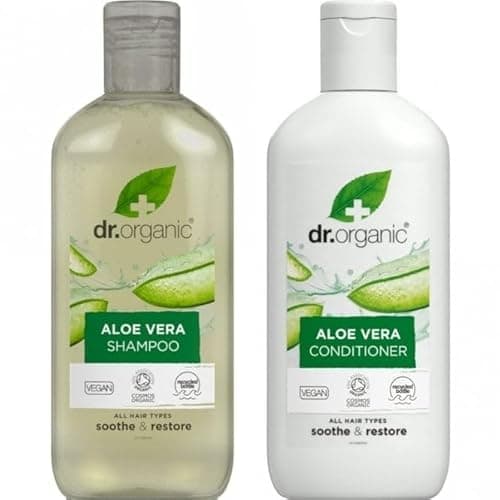 Image of Dr Organic Aloe Vera Shampoo & Conditioner Duo - VEGAN
