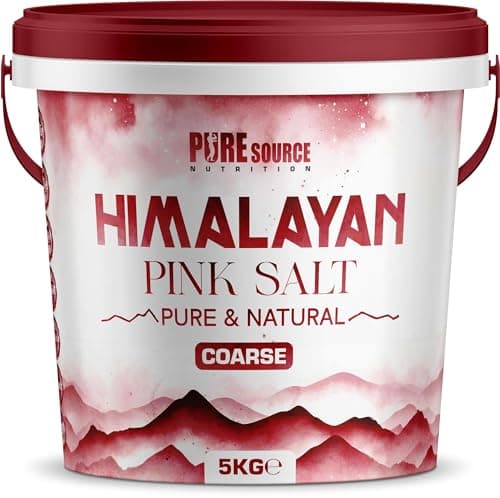 Image of PSN Himalayan Pink Salt – Coarse Grain | 100% Pure & Natural | Food Grade Mineral Salt in Bucket | Ideal for Cooking, Spa, Bath Soak, Health, Agriculture & Industrial Use (5Kg)