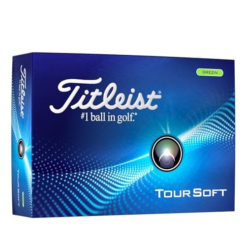 Image of Titleist Tour Soft Golf Ball, Pack of 12, Green, PRIOR GENERATION