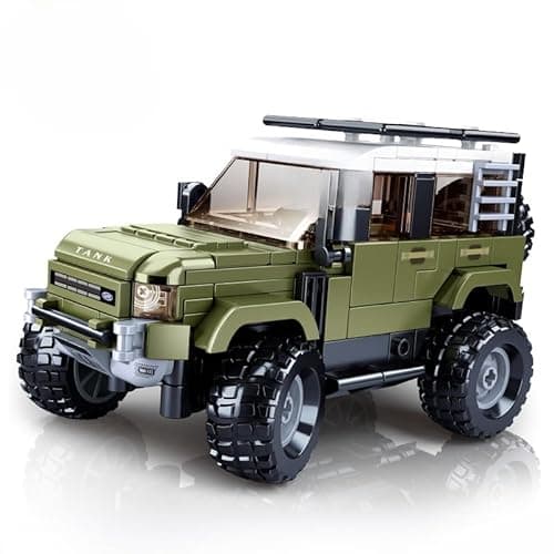 Image of DelightCube Technic Lan rover ORV Defender Model Car Construction Set,317 PCS Racing Car Building Blocks Kit,Vehicle Construction STEM Toys Gifts for Adults