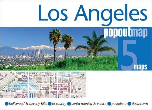 Image of Los Angeles PopOut Map (PopOut Maps)