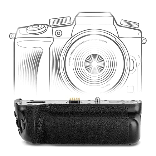 Image of CELLONIC DMW-BGGH5 Battery Grip Compatible with Panasonic Lumix DC-GH5 II/Lumix GH5 - Camera Vertical Grip for DMW-BLF19 Batteries - Multifunction Portrait Handle Backup Battery Holder