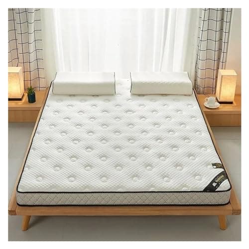 Image of mattressBreathable Pure Wool Mattress for Tatami Beds Comfortable and Breathable Sheep Wool Mattress Brown 150x200cm Floor Mattress