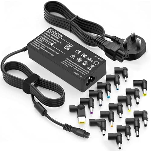 Image of LTBSTOYE 90W Universal Laptop Charger Compatible with HP Lenovo Dell Acer Asus Toshiba Geteway Samsung IBM Fujitsu Notebook Ultrabook Chromebook Computer Charger AC Adapter Power Cord with 16 Tips