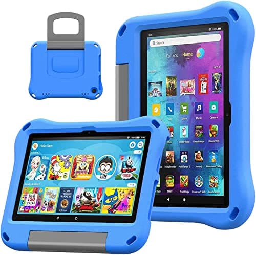 Image of Case for 8 Inch Tablet (12th/10th Generation,2024/2022/2020 Release)-Lightweight Shockproof Kids Case Cover.Also for 8in Sony Nokia iPad Samsung Android Tablets. (C-Blue)