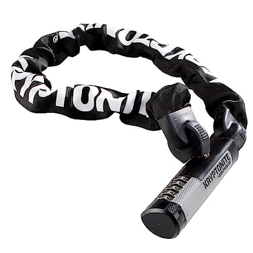 Image of Kryptonite Kryptolok 990 Combo Bike Chain Lock, 3 Feet Long Heavy Duty Anti-Theft Sold Secure Gold Bicycle Chain Lock, 5-Digit Resettable Combination Lock for E-Bike Scooter Road Mountain Bikes