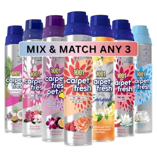 Image of 1001 Carpet Fresh Spray 300ml Mix & Match Any 3 | Hours Of Freshness | For Use On Carpets, Rugs & Upholstery