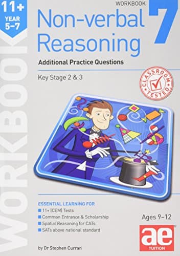 Image of 11+ Non-verbal Reasoning Year 5-7 Workbook 7: Additional CEM Style Practice Questions