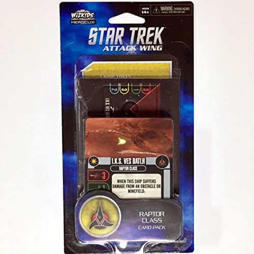 Image of Star Trek Attack Wing: Klingon Raptor Class Card Pack Wave 1 - English