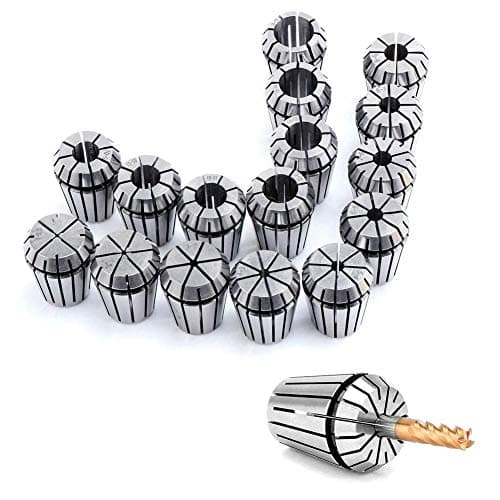 Image of RATTMMOTOR 16 pcs Collet Set ER25 Collet Chuck 2-16mm Spring Pliers for CNC Router Engraving Machine milling Tool Holder Lathe