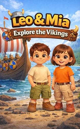 Image of Leo & Mia Explore the Vikings: Viking Ships, Norse Legends, and Brave Explorers | Fun History Adventure for Kids | Easy English Story for Young Readers and ESL Learners (Leo & Mia Explore the World)