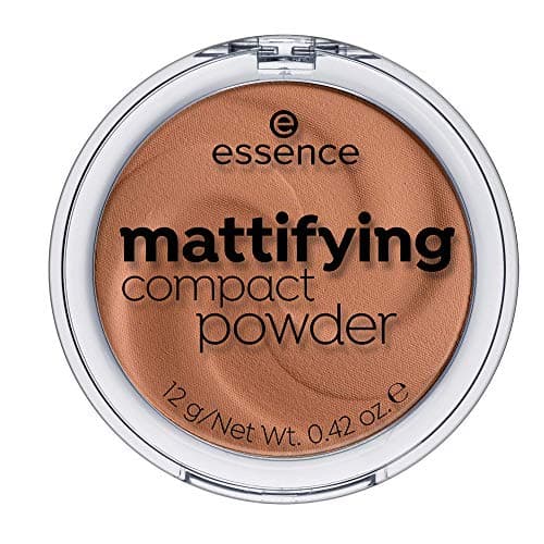 Image of essence Mattifying compact powder, powder, no. 43 toffee, nude, for combination skin, for dry skin, for blemished skin, vegan, nanoparticles free, complies with our Clean Beauty standard (12 g)