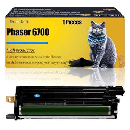 Image of Phaser 6700 Compatible for Xerox Drum Unit 108R00974 108R00971 108R00972 108R00973 Phaser 6700 Phaser 6700DN Phaser 6700DT Phaser 6700DX Phaser 6700N Printers (Cyan)